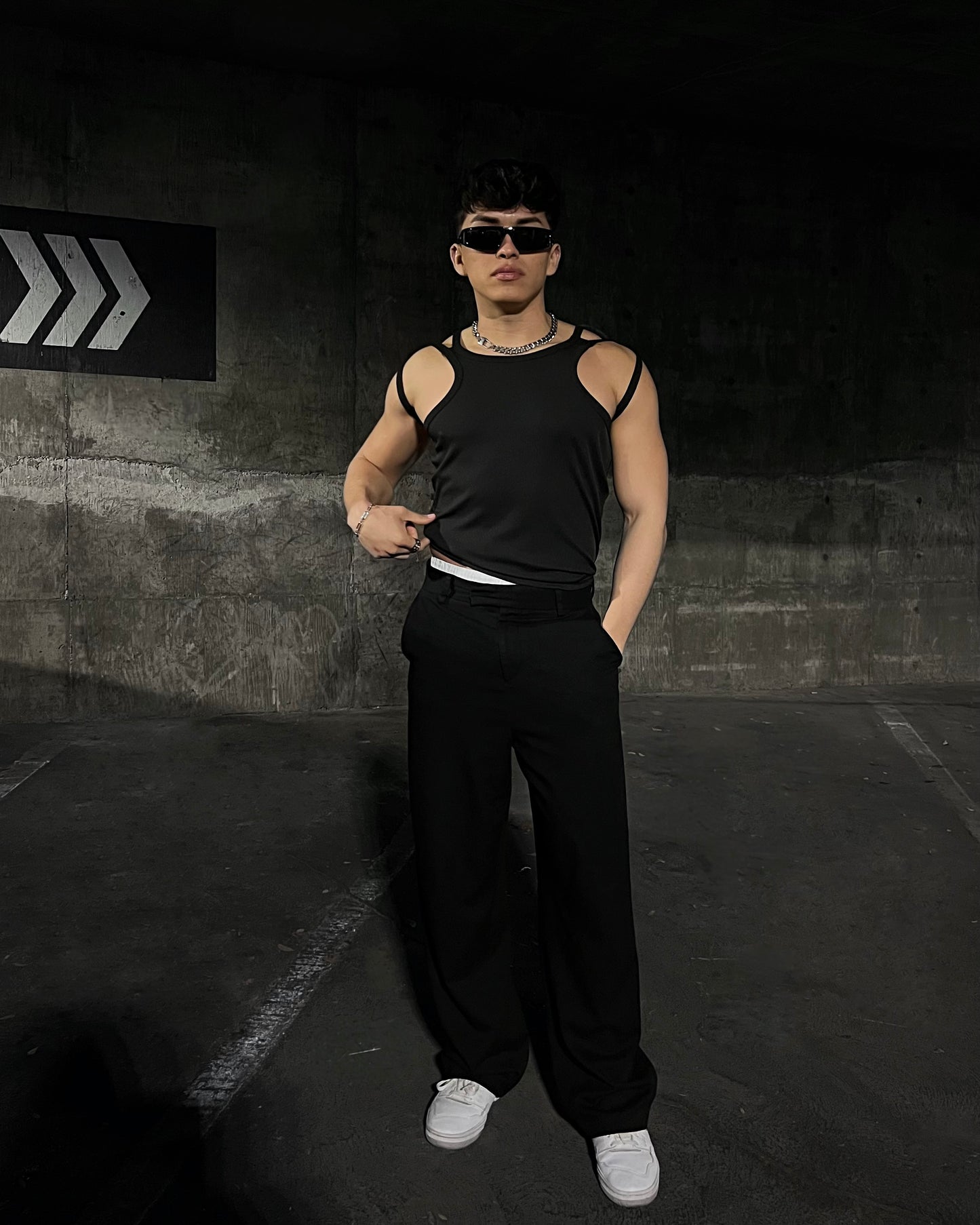 Harness Tank - Black