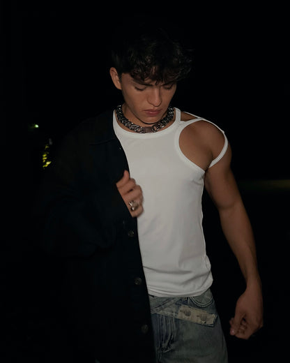 Harness Tank - White